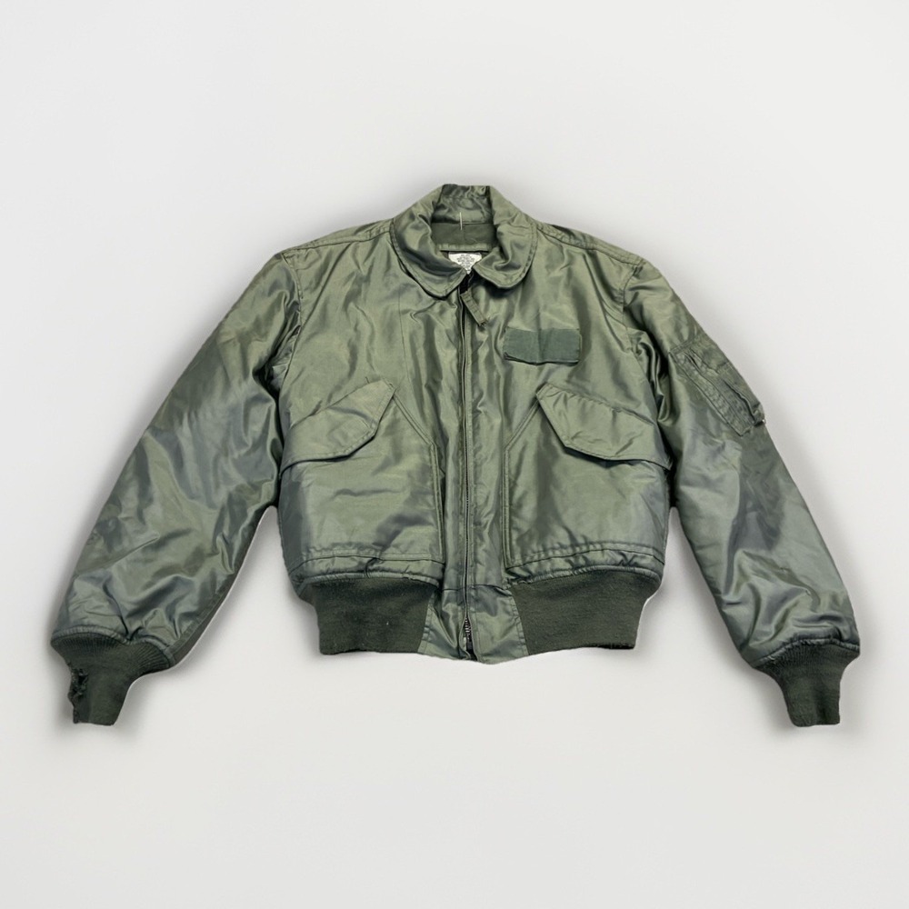 Military Jacket Mens L Flyer's Cold Weather CWU-45/P US Army Vintage